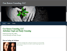Tablet Screenshot of corerestorecounseling.com